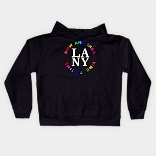 Los Angeles and New York. (Color Version) Kids Hoodie